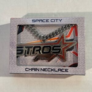 New Houston Astros Space City Connect Chain Necklace 2025 SGA MLB Baseball